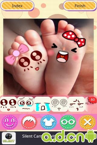 【免費攝影App】手指画               Finger Face-APP點子